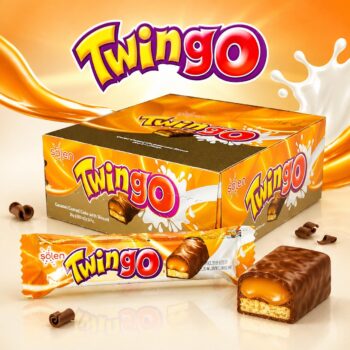 Twingo  Chocolate  Caramel  Biscuit 20 gr שוקולד טונגו 24 יח 1/12