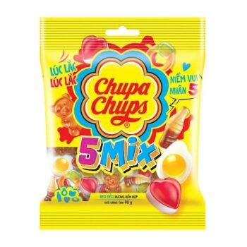 סוכריות גומי מיקס  Chupa Chups Panda, שרול 24 גרם 10 יח